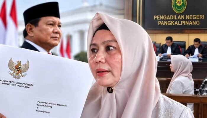 Prabowo Berhentikan Sementara Wagub Babel Hellyana, Ini Duduk Perkara Dugaan Ijazah Palsu