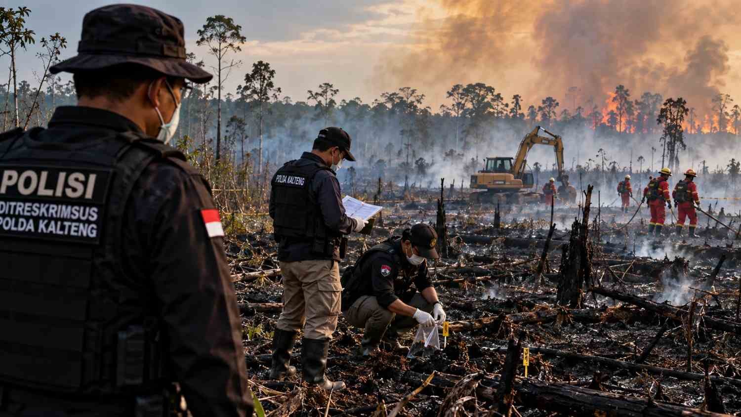Penyidikan 12 korporasi terkait karhutla di Kalimantan Tengah