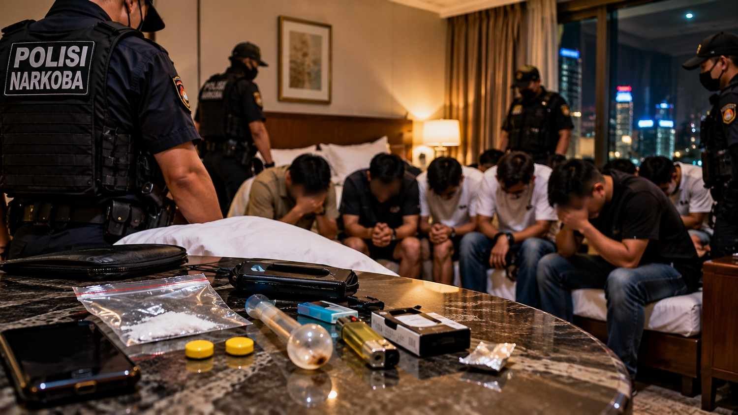 Ilustrasi 3 anggota DPRD terjaring kasus narkoba di hotel Surabaya