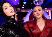 Agnez Mo berpose bersama patung lilinnya di Madame Tussauds Hollywood. Ukuran: 1200 × 675