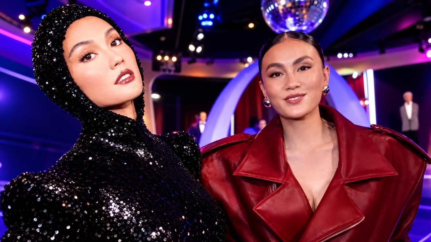 Agnez Mo berpose bersama patung lilinnya di Madame Tussauds Hollywood. Ukuran: 1200 × 675