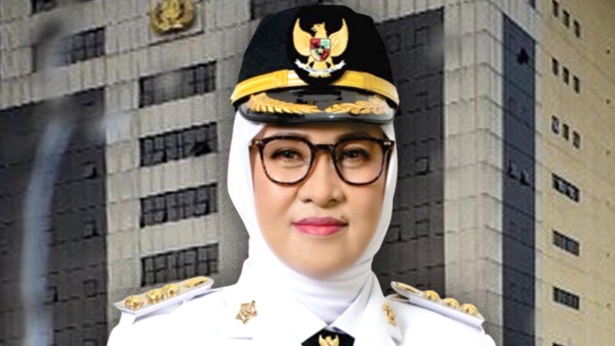 Bupati Gowa Sitti Husniah Talenrang menjalani pemeriksaan di Kortastipidkor Polri