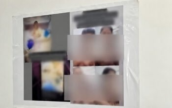 ilustrasi lokasi pemasangan poster foto intim di mal gresik