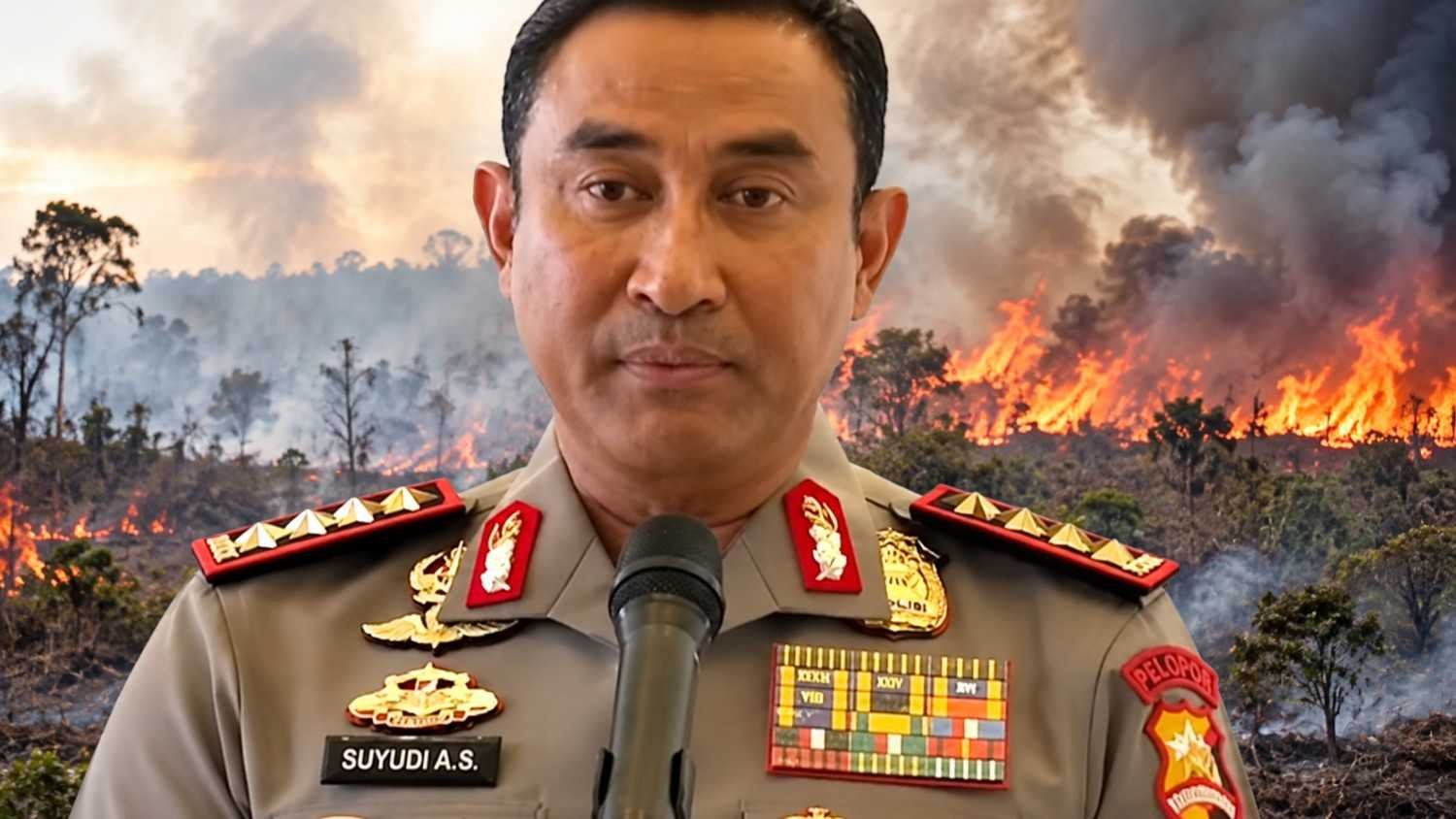 Kapolri Jenderal Suyudi Ario Seto mengungkap dugaan keterlibatan perusahaan asing dalam 98 kasus karhutla yang disidik Polri.