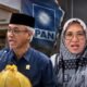 Kasim Sila dan Husniah Talenrang dalam ilustrasi polemik internal PAN usai pemakzulan Bupati Gowa