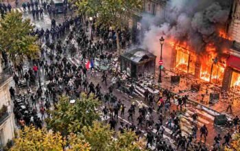 Kerusuhan demo Prancis Oktober 2026 menyebabkan kerusakan pertokoan dan fasilitas publik