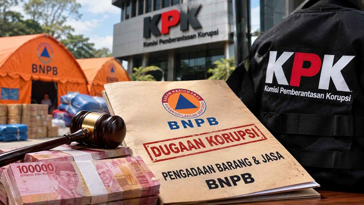penyidikan korupsi dana bnpb terkait pengadaan barang penanggulangan bencana