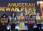 lima istri jurnalis menerima penghargaan anugerah dewan pers 2026