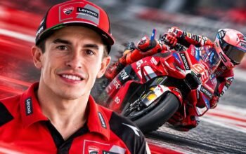 ilustrasi marc marquez bersama motor ducati nomor 93 terkait peluang juara motogp 2026