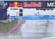 Hujan deras mengganggu MotoGP Australia 2026 di Sirkuit Phillip Island.