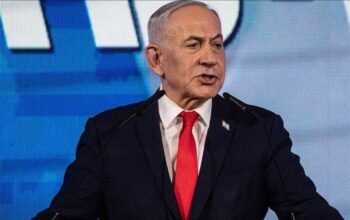 benjamin netanyahu berpidato dalam acara partai likud setelah pemilu israel 2026