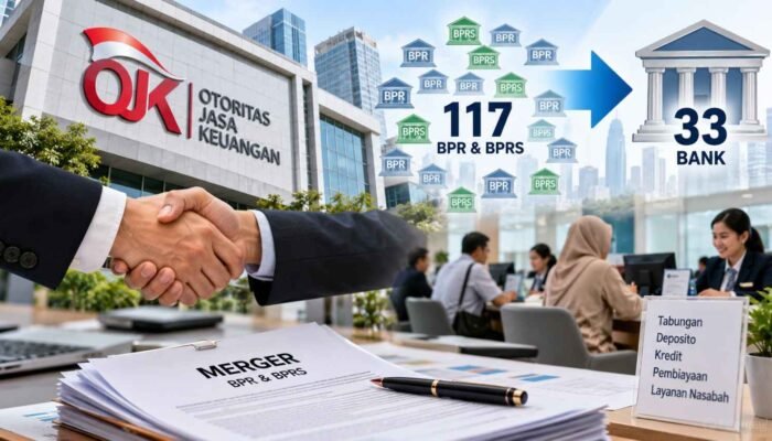 OJK Setujui Merger 117 BPR dan BPRS Jadi 33 Bank, Nasib Nasabah Disorot