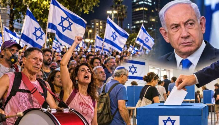 Gelombang Demo Guncang Israel, Pemilu Jadi Ujian Netanyahu