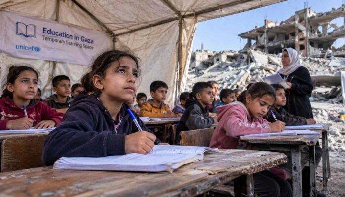 700 Ribu Anak Gaza Kehilangan Sekolah Layak, 200 Ribu Belum Belajar