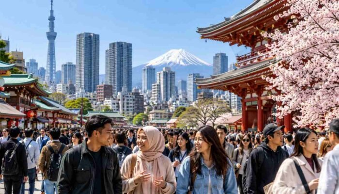 Penduduk Asing di Jepang Capai Rekor 4,28 Juta, WNI Tembus 307 Ribu