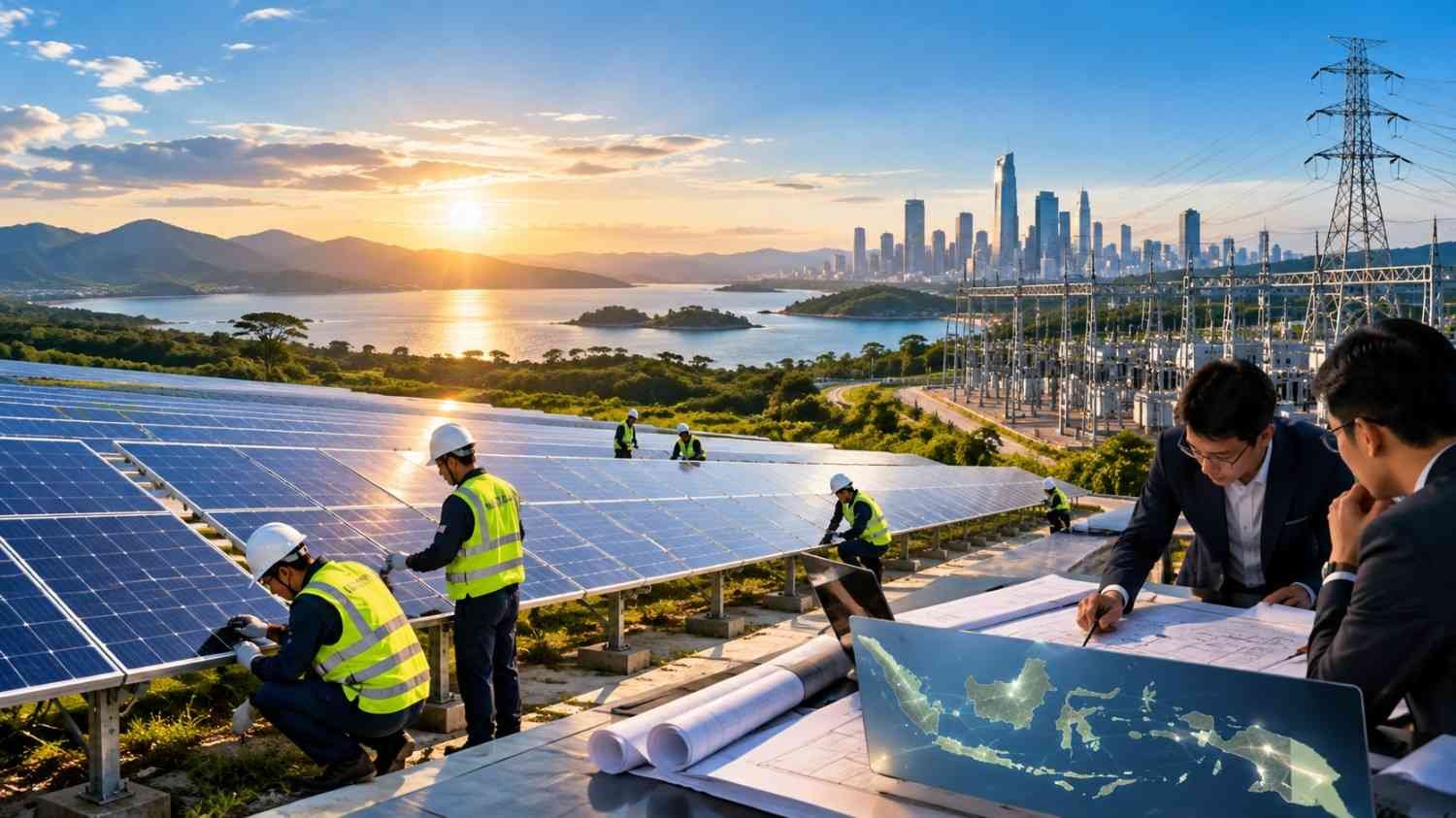 Program PLTS 100 GWp dan transformasi model bisnis PLN oleh Danantara Indonesia