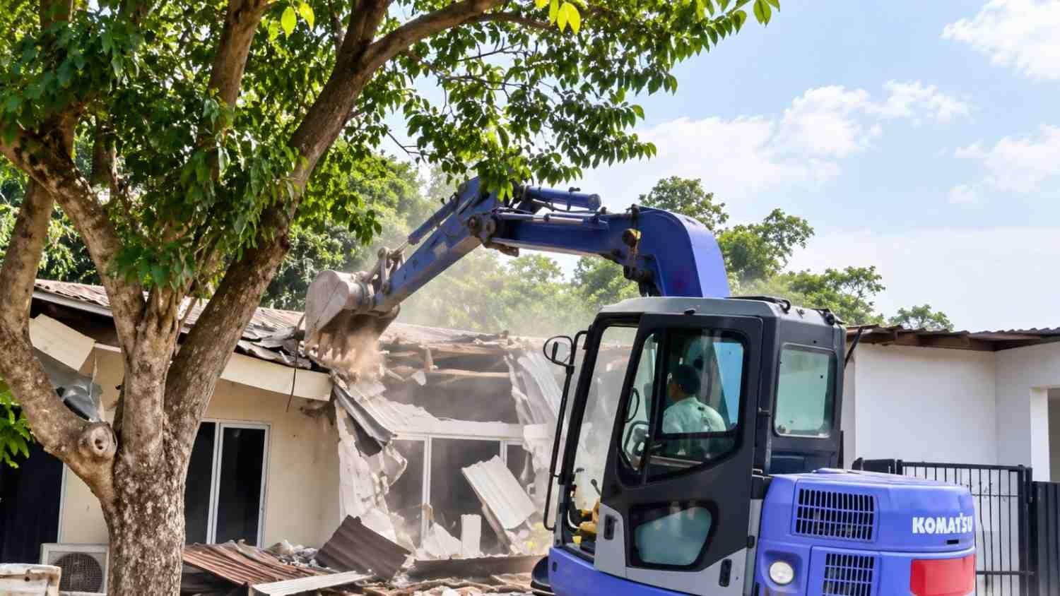 Pembongkaran 10 bangunan dalam polemik Lapas Cibinong