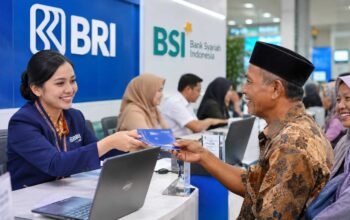 Ilustrasi program satu orang satu rekening bagi 25 juta warga melalui BRI dan BSI