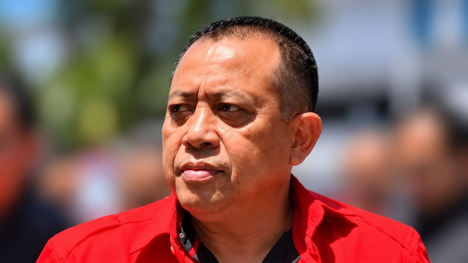 Aris Mukiyono, mantan Kepala Dinas ESDM Jawa Timur, yang didakwa menerima Rp4,09 miliar dalam kasus dugaan korupsi perizinan.